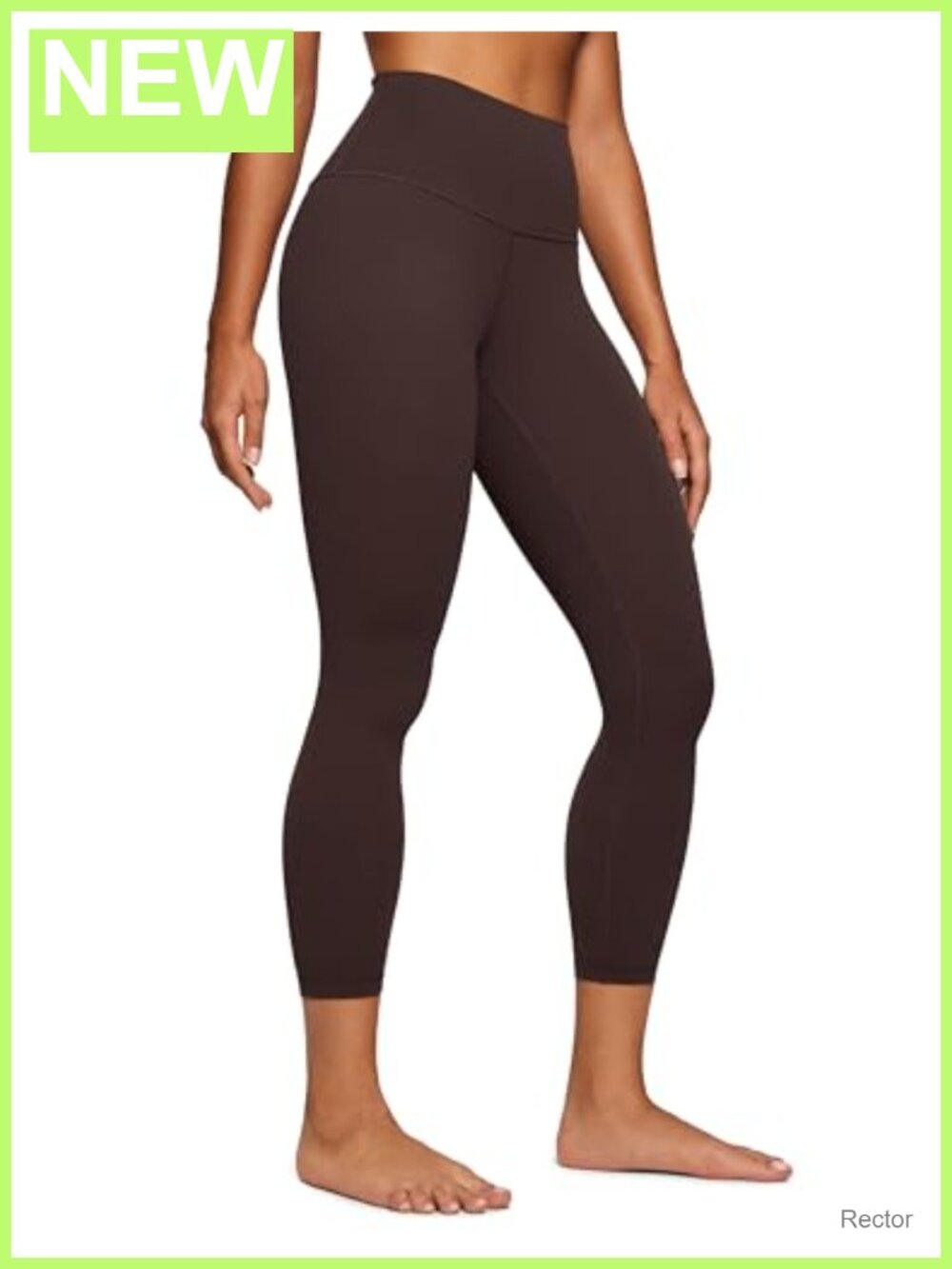 High Rise Yoga Capri Leggings 23 Inch Inseam Butterluxe Soft Stretchy